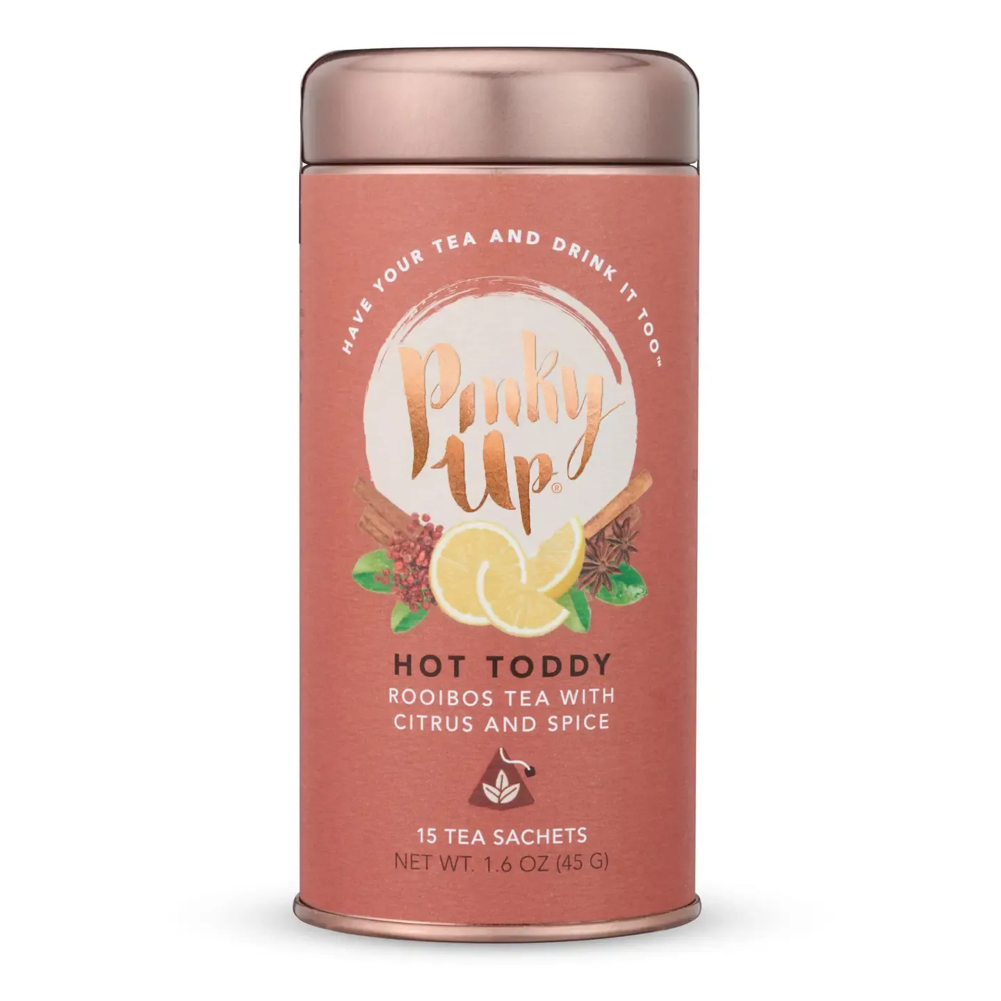 Pinky Up Tea Tins, various, Flavour: Hot Toddy Rooibos
