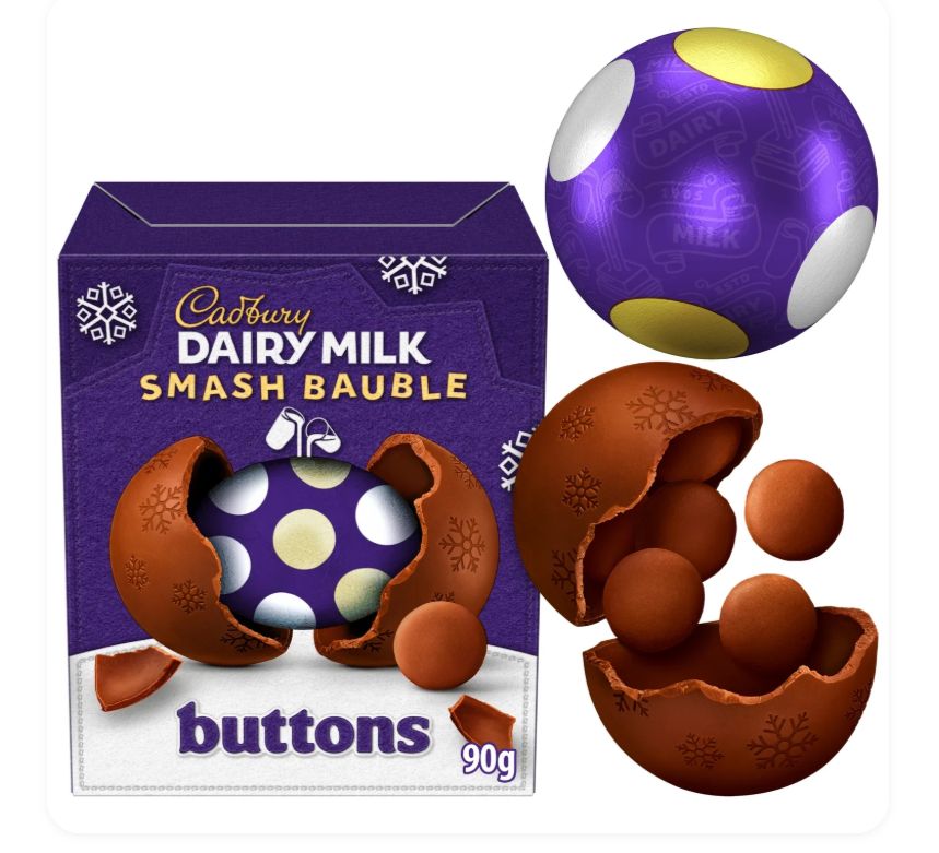 Cadbury Smash Bauble - Buttons