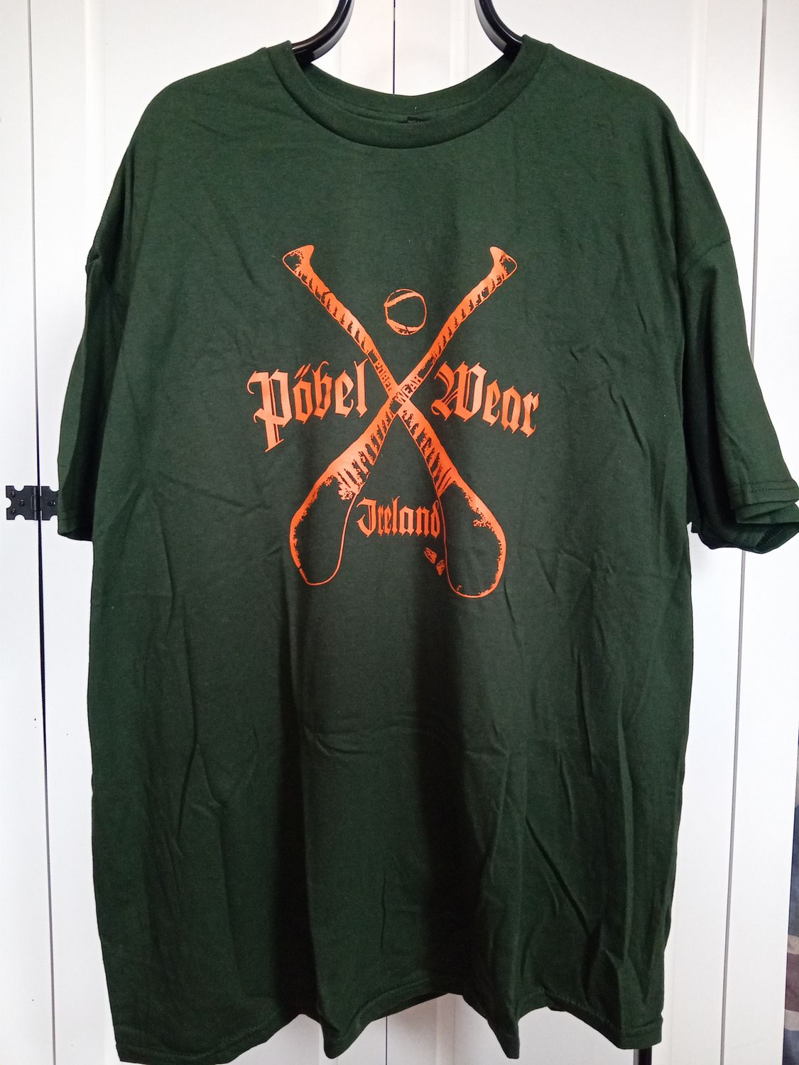Hurling Green Front Print
