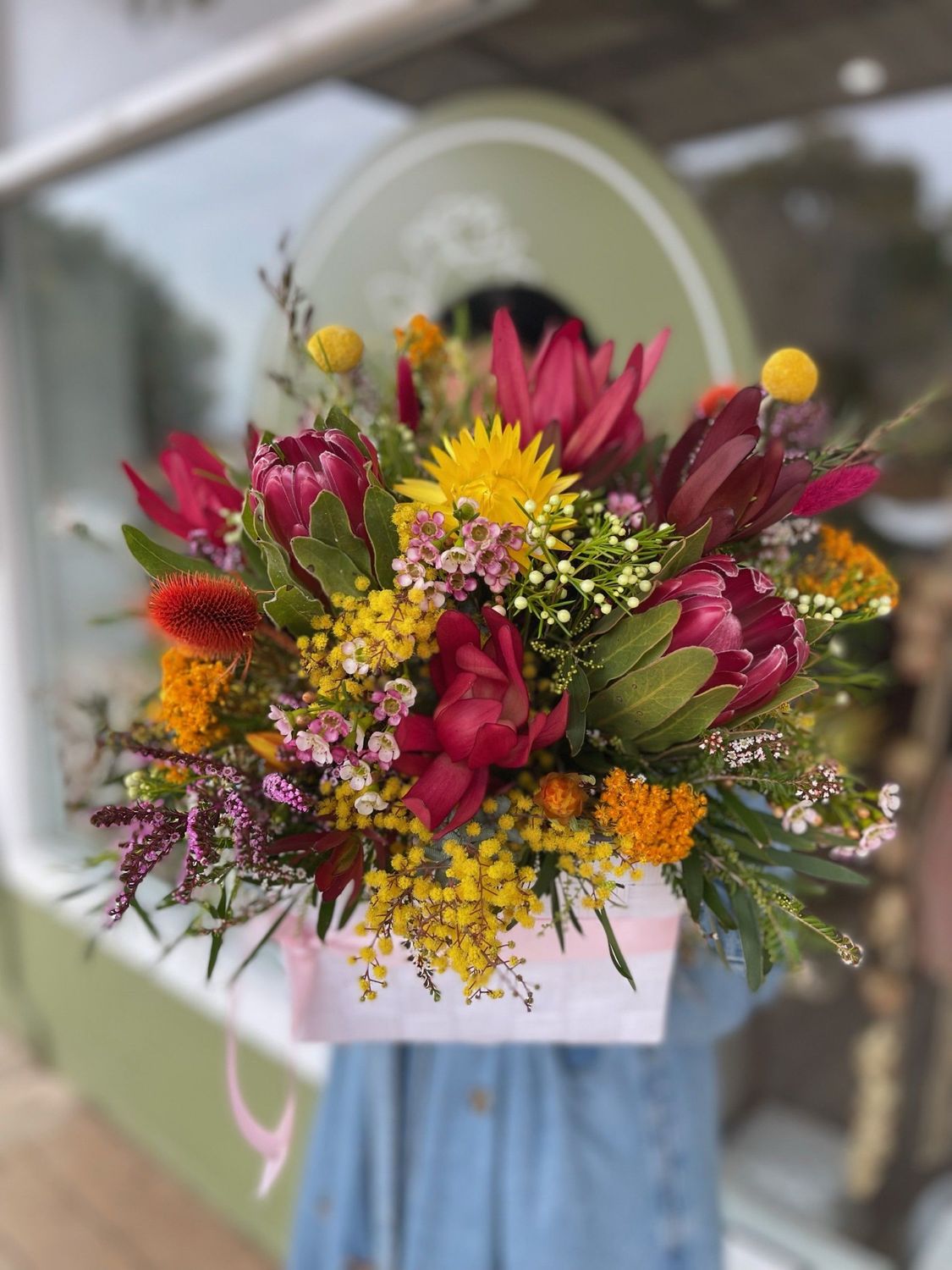 Florist Choice - Woven Box of Blooms