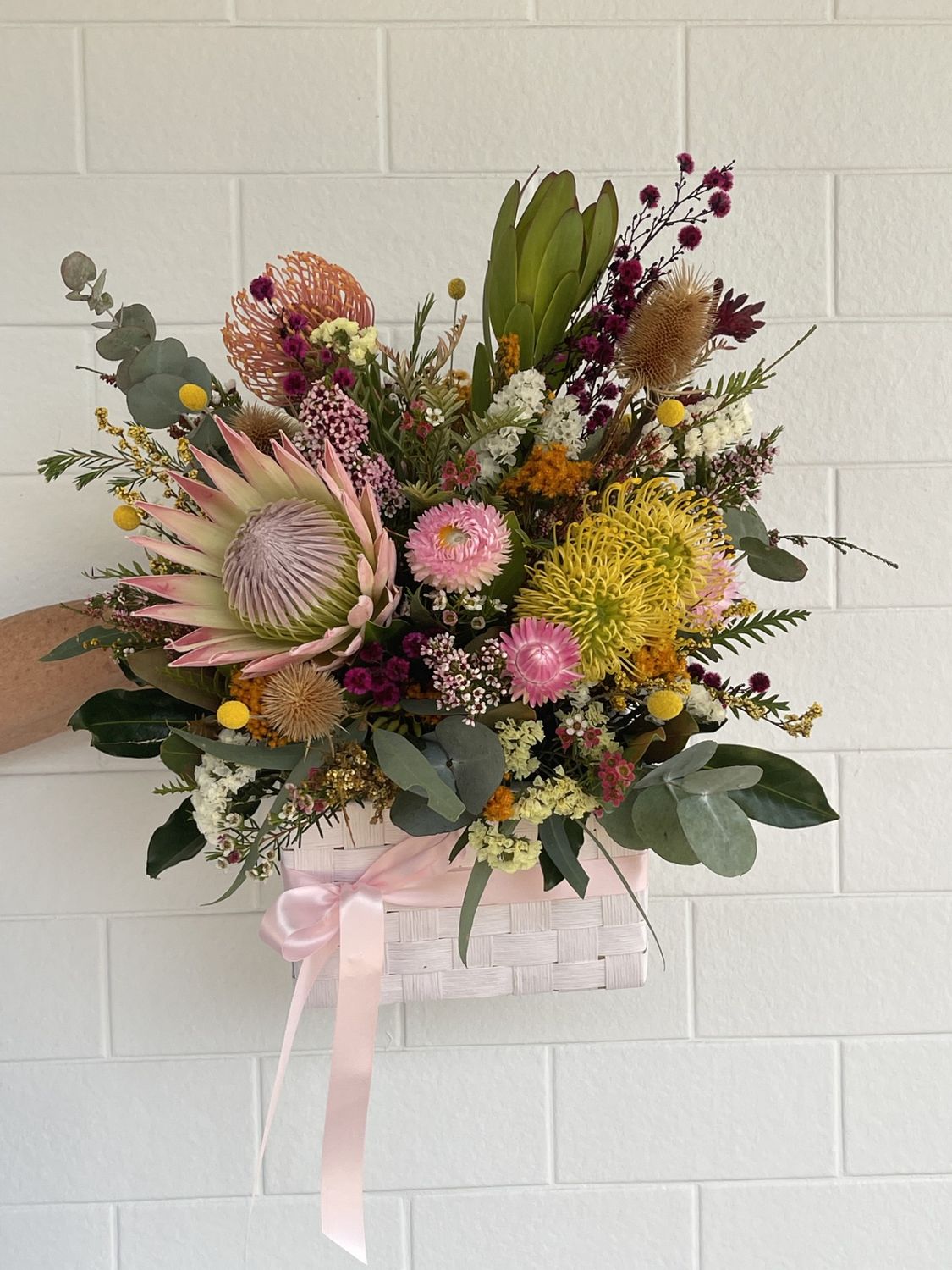 Florist Choice - Woven Box of Blooms Florist Choice - Woven Box of Blooms