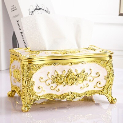 European Style Drawer Box Desktop Tissue Box Living Room Hotel Napkin Storage
