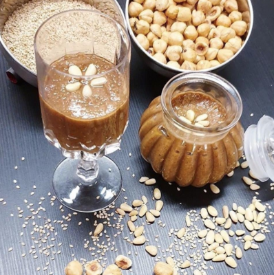 Zrir zemni tunisien fait maison avec miel bio 100% sans sucre ajouté - 230g - زرير زمني تونسي بالعسل الحر 💯