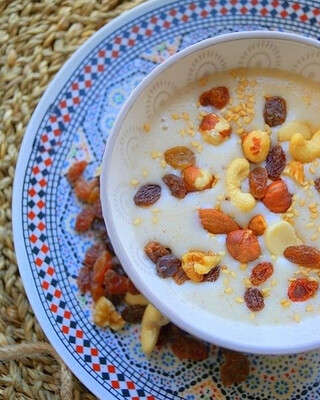 Talbina – farine d’orge mondée BIO-400g-تلبينة نبوية