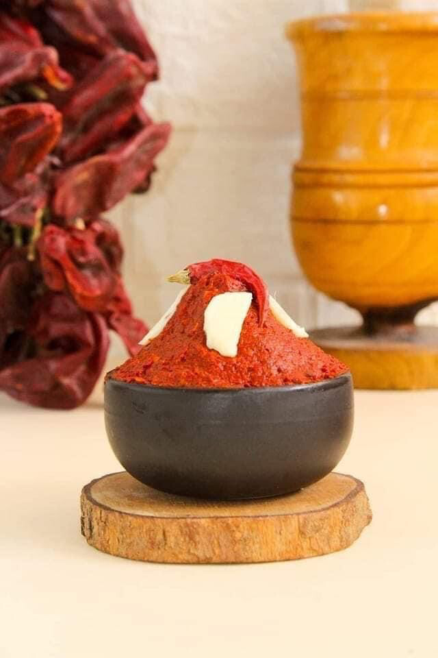 Harissa fumée fait maison Diari de Nabeul mkawcha -500g- هريسة عربي دياري فلفل مكوش