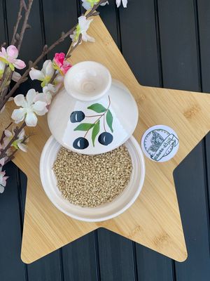 Mhamssa mazlouga tunisienne blé diari fait maison fait main 🌾 -500g-100% محمصة مزلوقة قمح