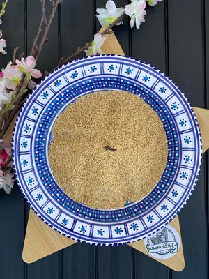 Couscous oula blé fait maison fait main artisanal à la vapeur 🌾💨-500g-كسكسي عولة قمح مفور جديد