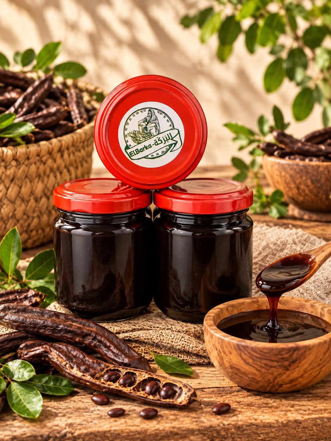 Nouvelle récolte MIEL DE CAROUBE Bio 100% Naturel ARTISANAL-250g-عسل الخروب الطبيعي الحر