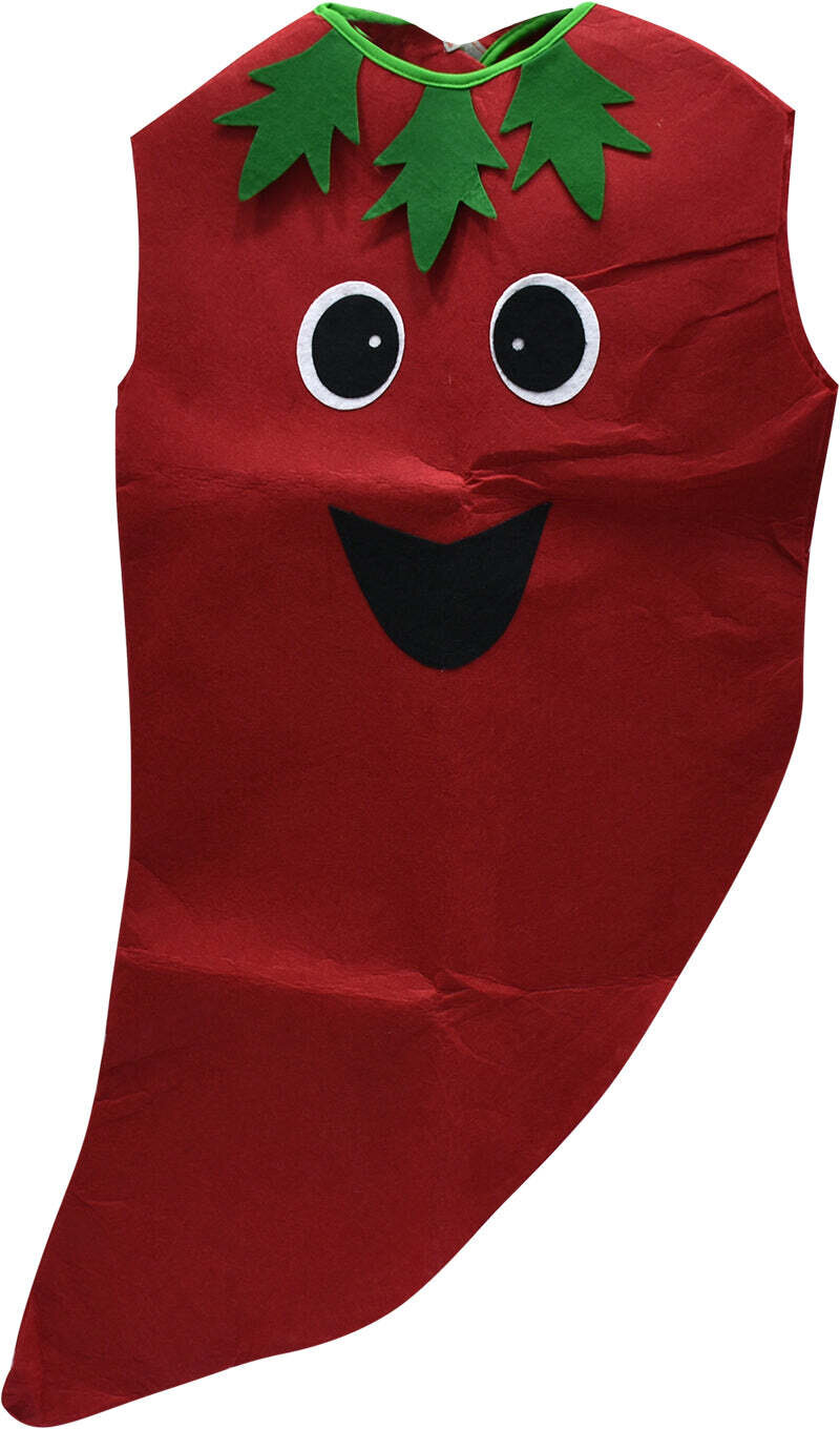 Children Felt Costume-Free Size Red Chillie-2547-22