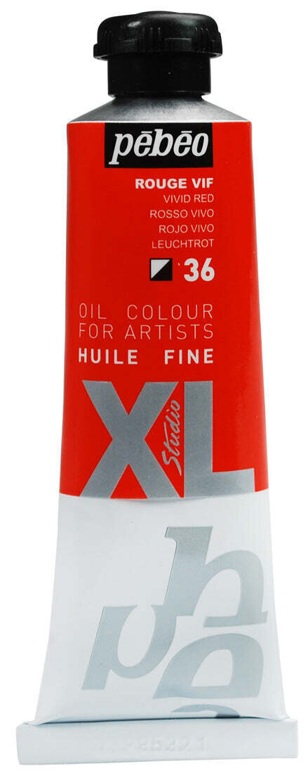 Pebeo-XL Fine Oil Color 37ml-Bright Red-937036