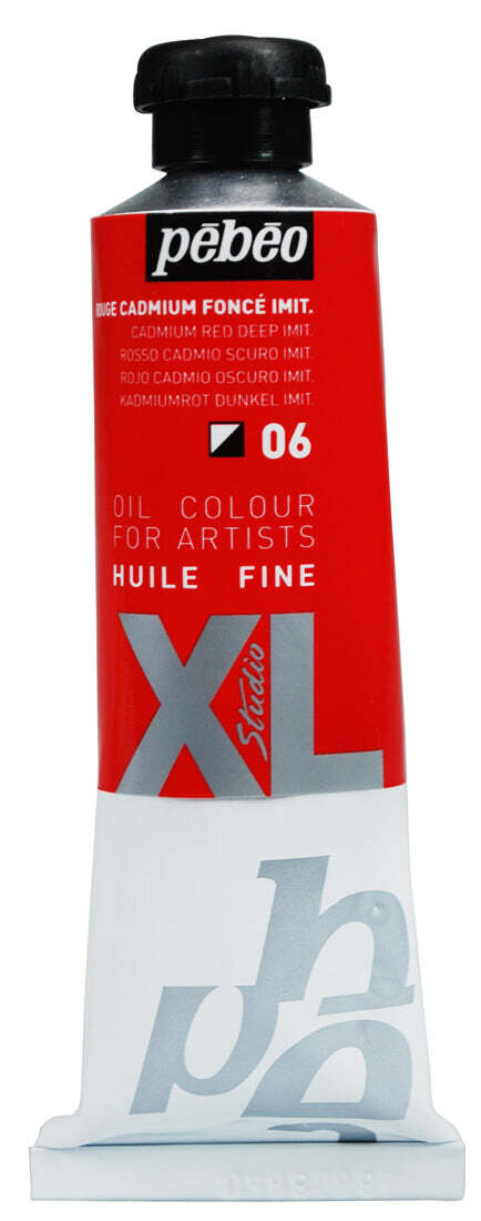 Pebeo-XL Fine Oil Color 37ml-Medium Cadmium Red-937006