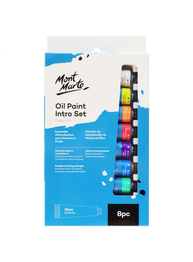 OIL PAINT INTRO SET 8CLRX18ML-MPO8181