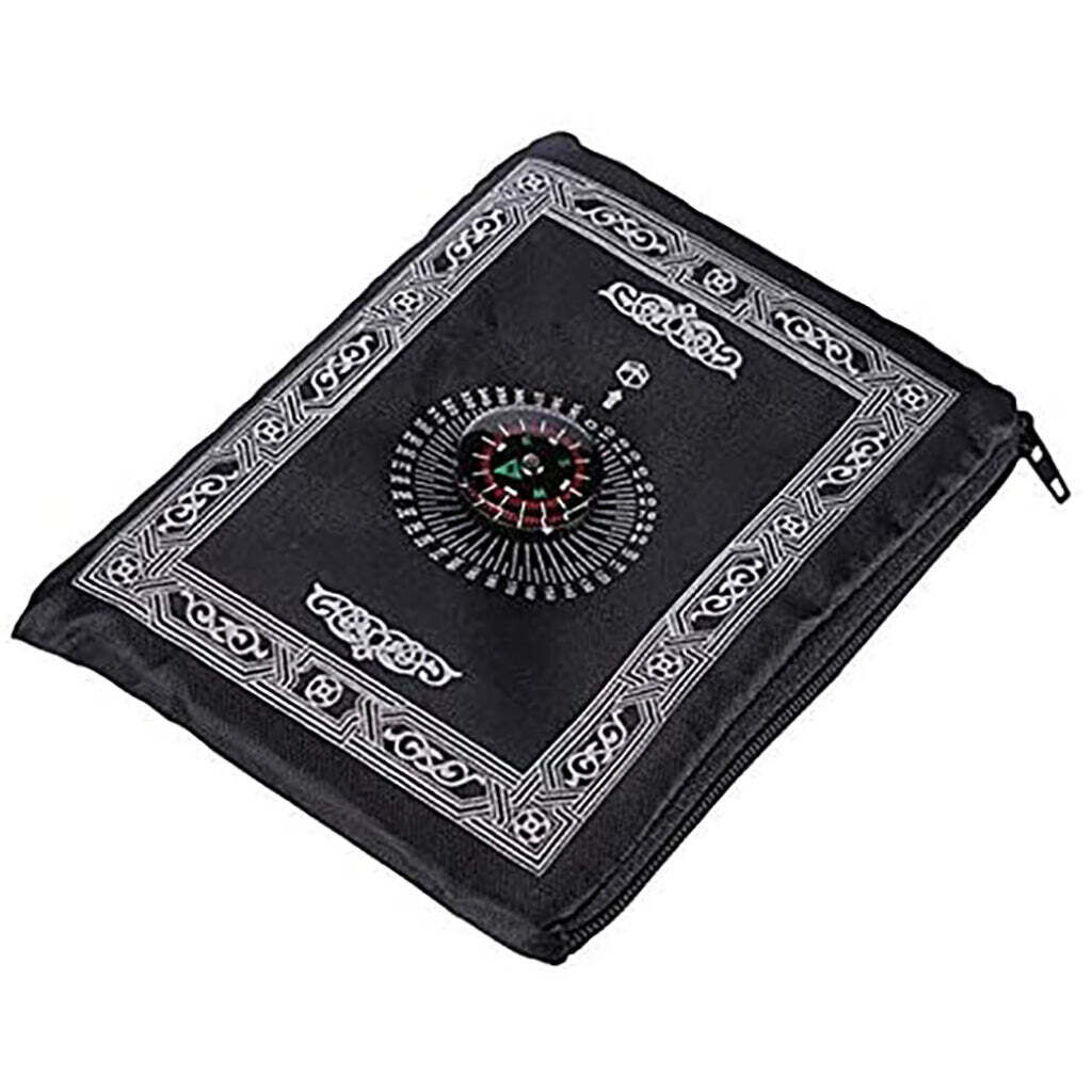 Pocket Prayer mat with compass سجادة صلاة للجيب مع بوصلة