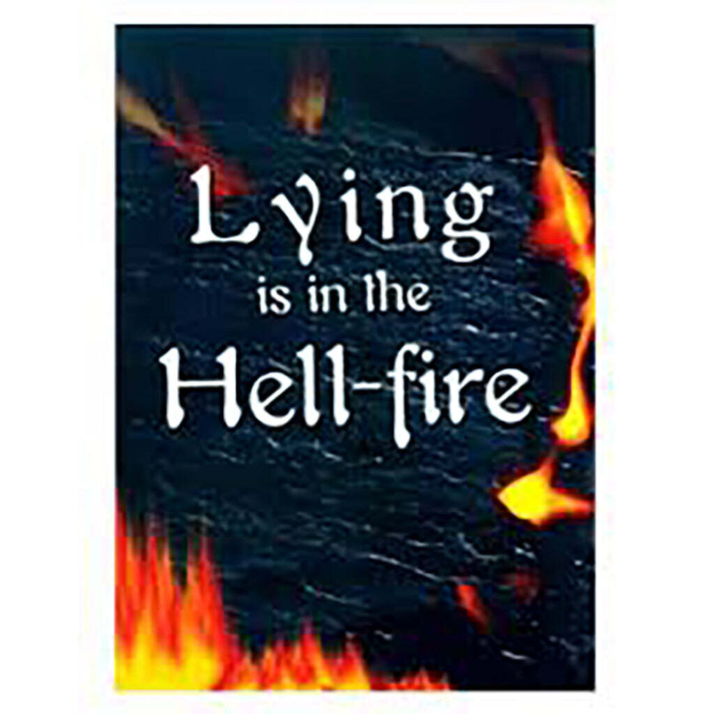 LYING IS IN THE HELL FIRE(ENG)