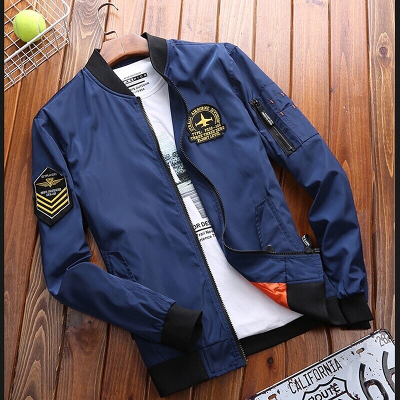 Paula Ru  Airforce Embroidery Bomper