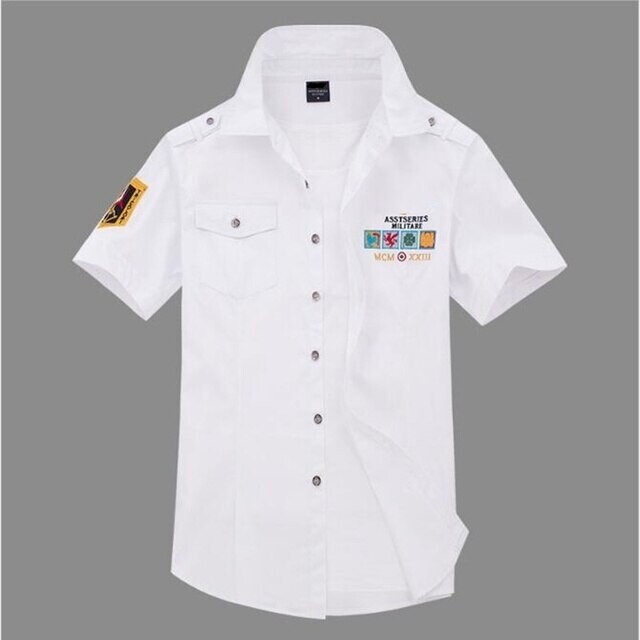 Paula Ru Air Force Men Military Shirt