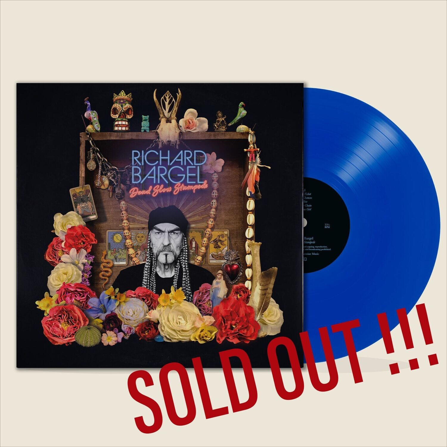 Richard Bargel - Dead Slow Stampede - Vinyl LP Trans. Blue Ltd. Ed. 140g
