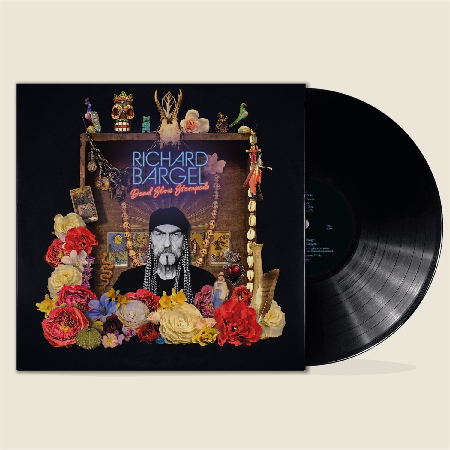 Richard Bargel - Dead Slow Stampede - Vinyl LP schwarz / black, 140g Richard Bargel - Dead Slow Stampede - Vinyl LP schwarz / black, 140g