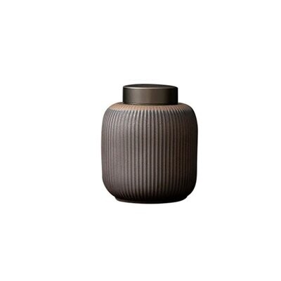 Keramik Urne Vintage-Riffel 1200ml Keramik Urne Vintage-Riffel 1200ml