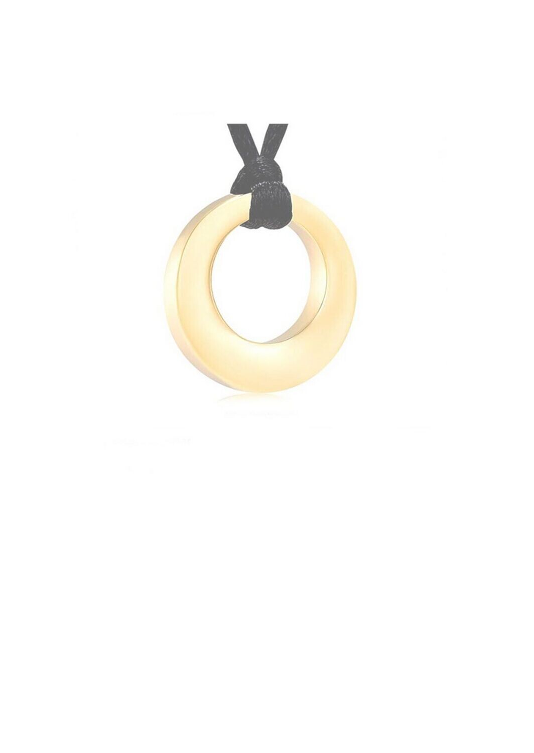 Urnenanhänger Kreis gold