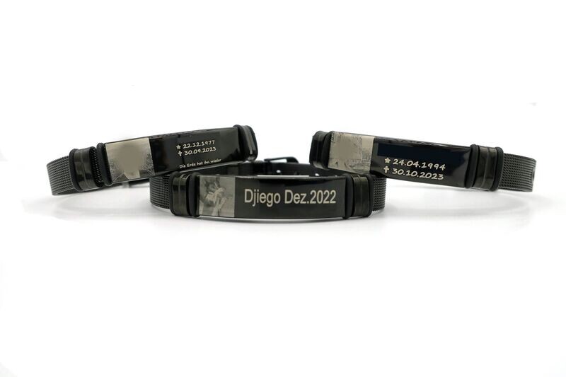 Fotoarmband mit Text und Foto Fotoarmband mit Text und Foto