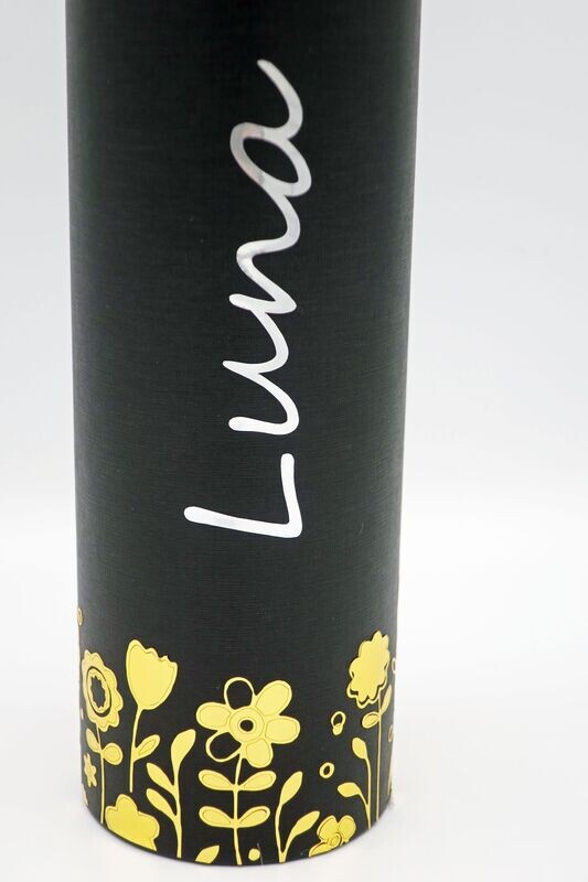Streuurne 1800ml schwarz personalisierbar Streuurne 1800ml schwarz personalisierbar