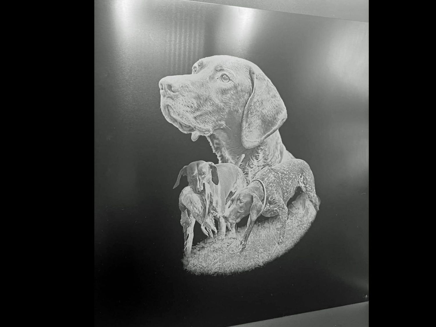 Fotogravur Aluminiumtafel