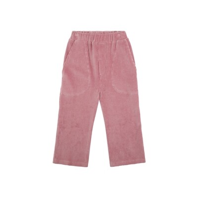 Lovely Dusty Rose Soft Velvet Pants With Pockets
