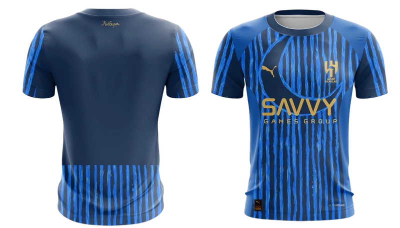 تيشيرت الهلال ٢٠٢٥ - صيفي وشتوي مع اسم ورقم