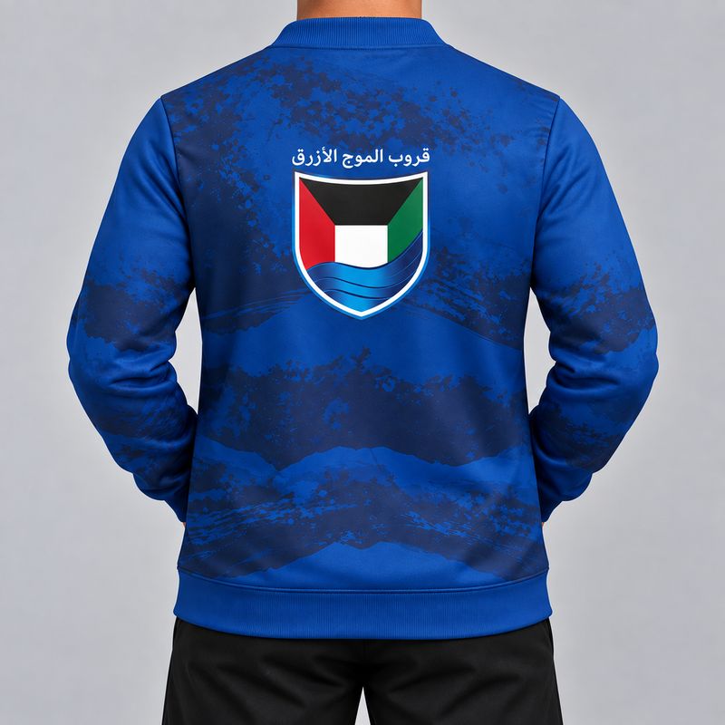 جاكيت منتخب الكويت مع سحاب