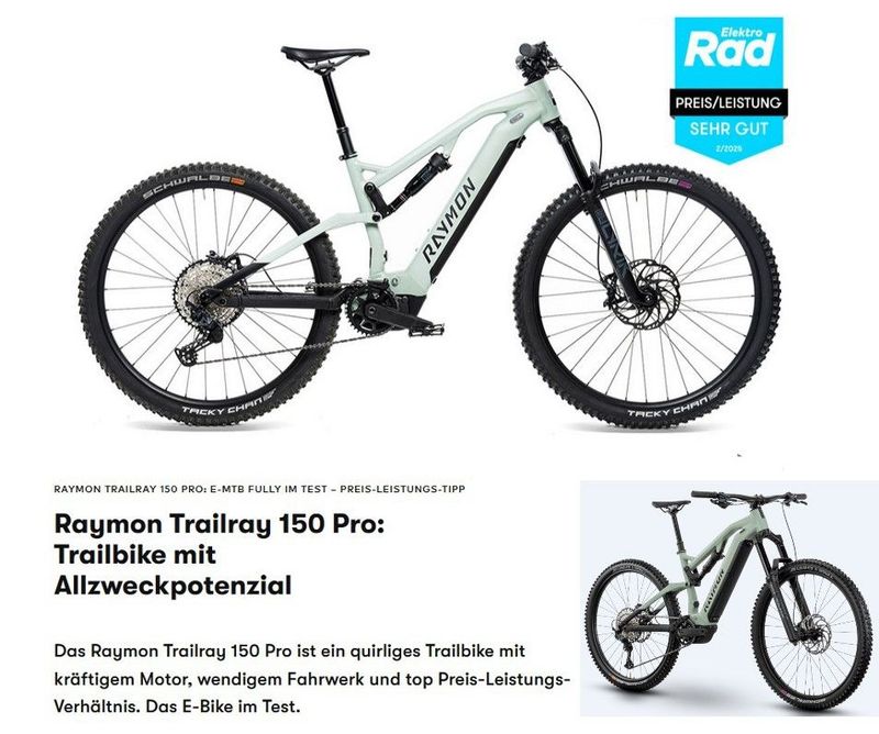 Raymon Trailray E 150 Pro Raymon Trailray E 150 Pro