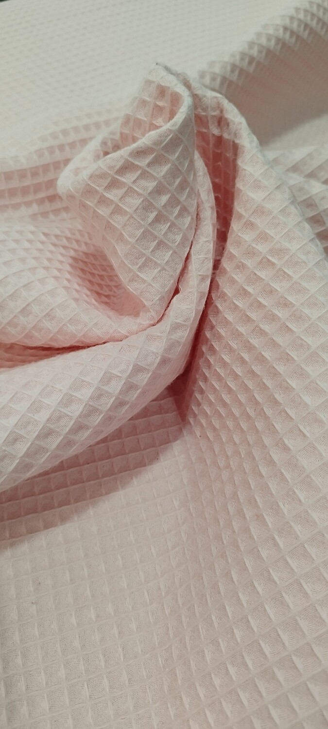 Waffle cor Rosa Claro