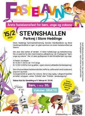Fastelavnsfest 11-17 år