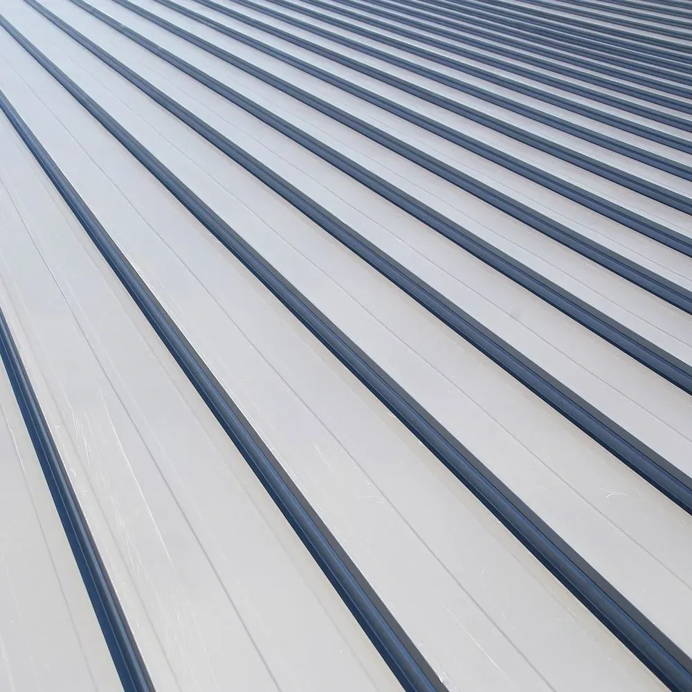 View of Metal Roof Gutter Guard KIT for Klip-Lok Roofing (Expanded Mesh)