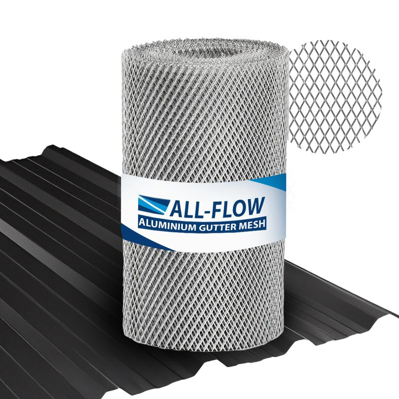 Metal Roof Gutter Guard and Valley KIT for Trimdek Roof (Expanded Mesh)