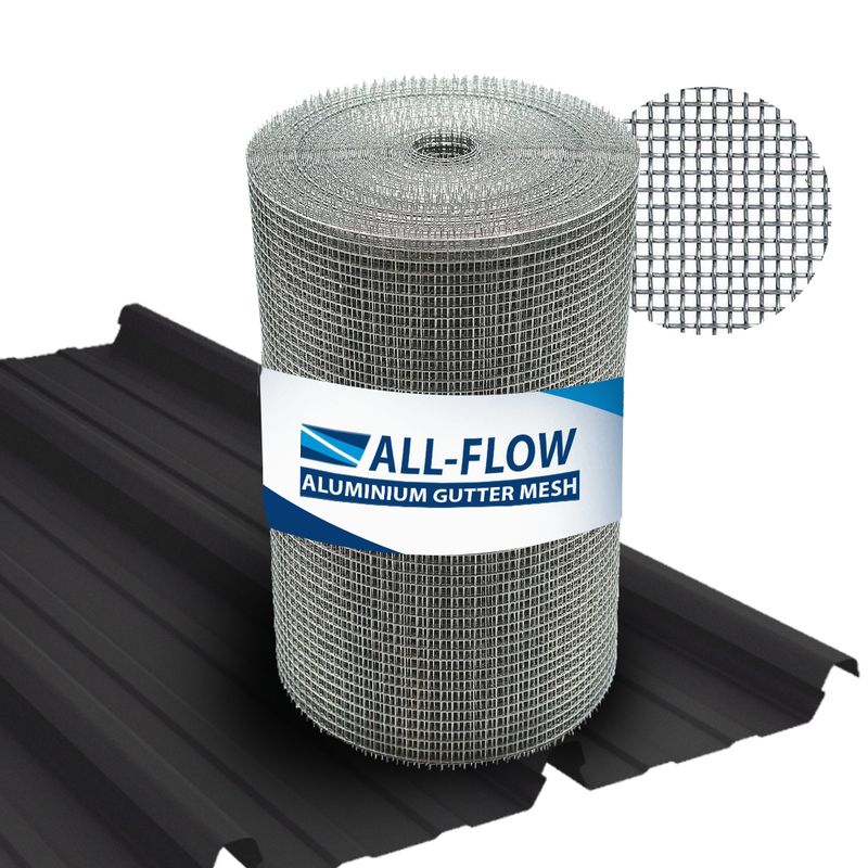 Metal Roof Gutter Guard KIT for Klip-Lok Roof (Woven Mesh)