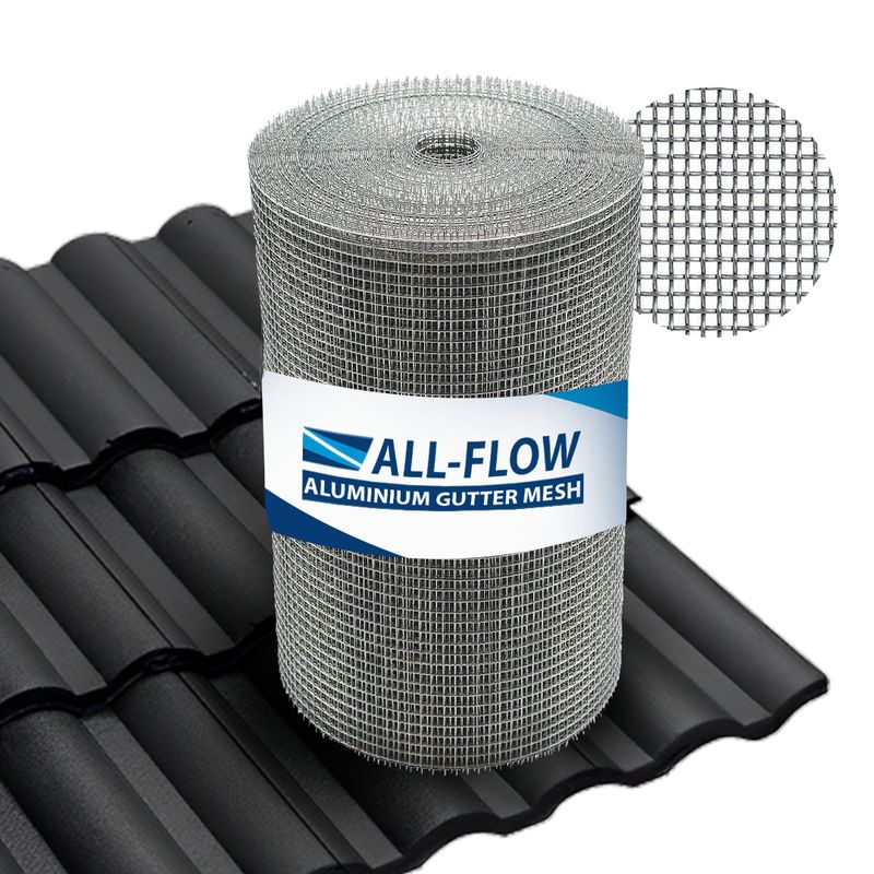 Tile Roof Gutter Guard and Valley KIT for Cement Tile Roof (Woven Mesh)