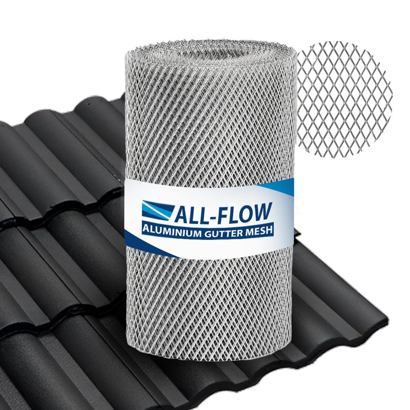 Tile Roof Gutter Guard KIT for Cement Tiles Roof (Expanded Mesh)