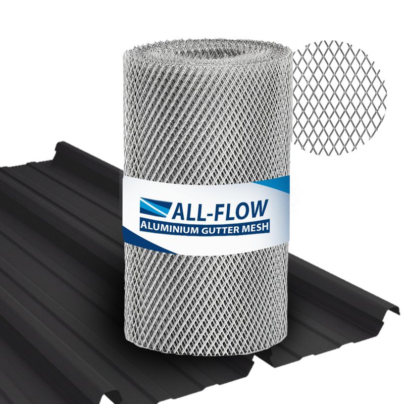 Metal Roof Gutter Guard KIT for Klip-Lok Roof (Expanded Mesh)