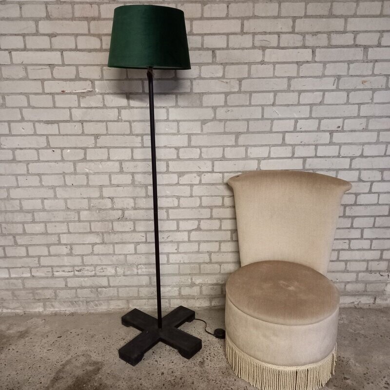 Stalamp groen velours