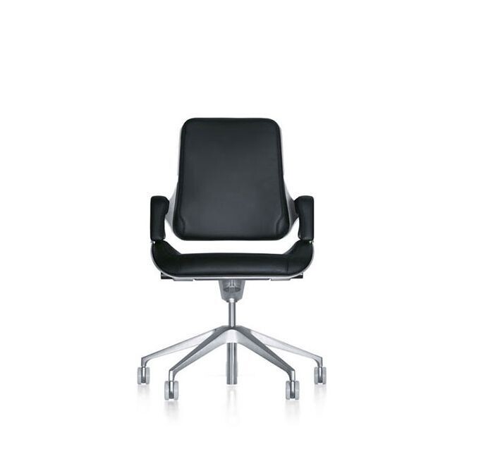 Interstuhl's Silver swivel chair medium high