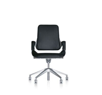 Silla giratoria media Silver Interstuhl