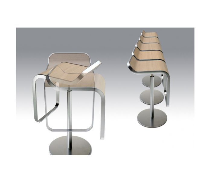 Taburete Lem S80 Roble de Lapalma