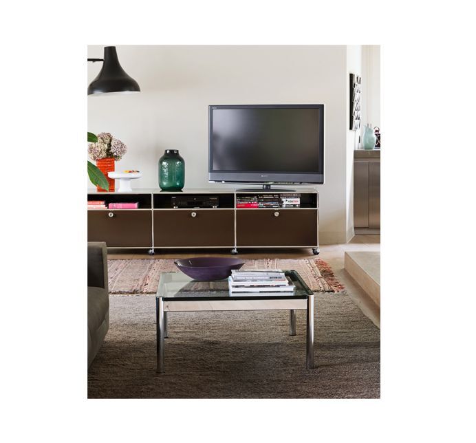 Usm Haller glass coffee table