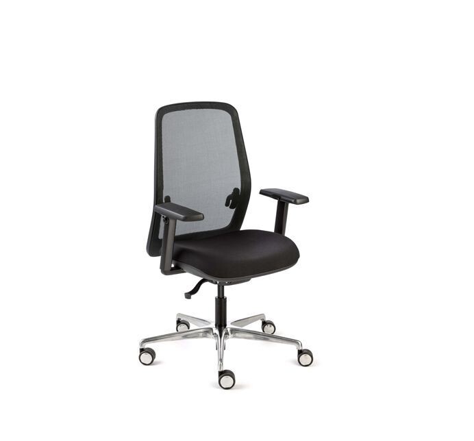 Skena swile chair aluminum base Dileoffice