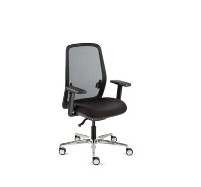 Silla operativa Skena base aluminio Dileoffice