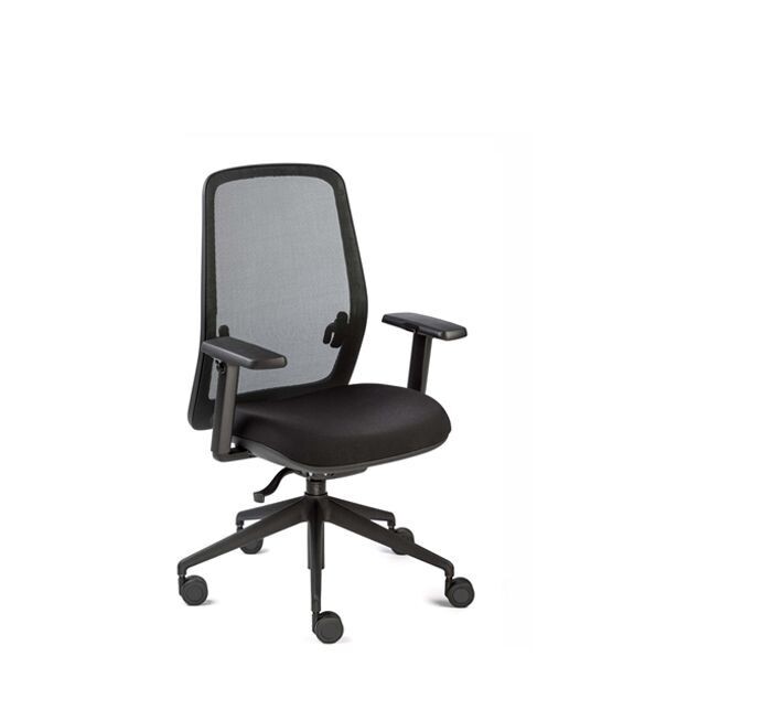 Skena swile chair with conical nylon base Dileoffice