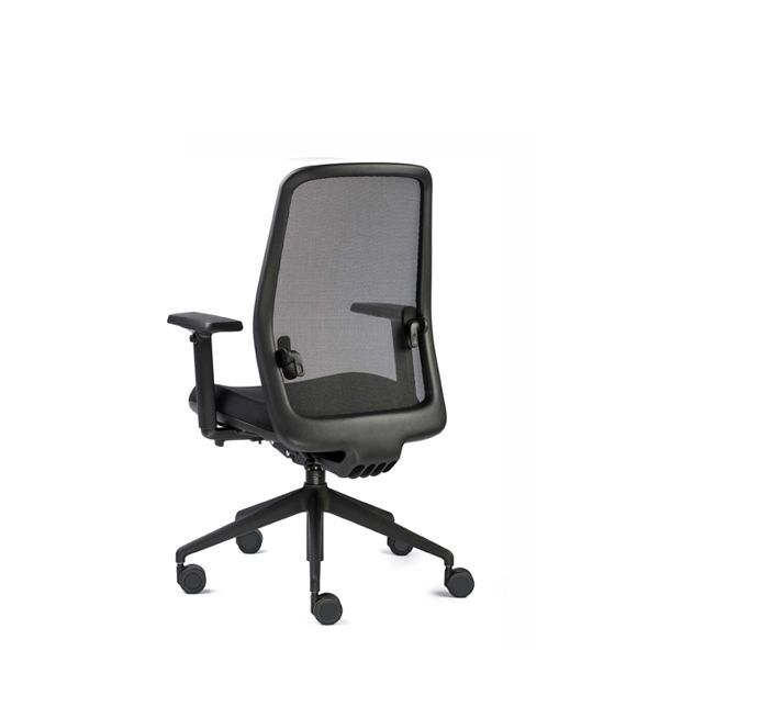 Skena swile chair with conical nylon base Dileoffice
