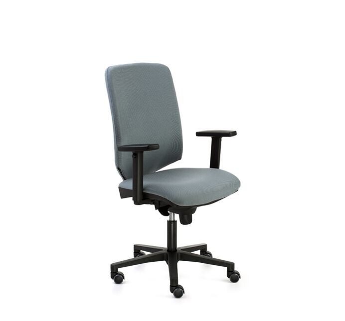 FoxPro swivel upholstered ​chair with nylon base Dileoffice.