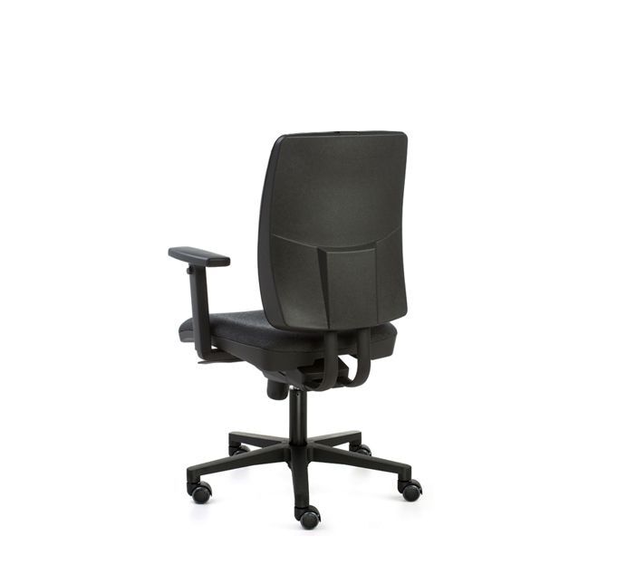 SignoPro swile upholstered  chair nylon base Dileoffice.